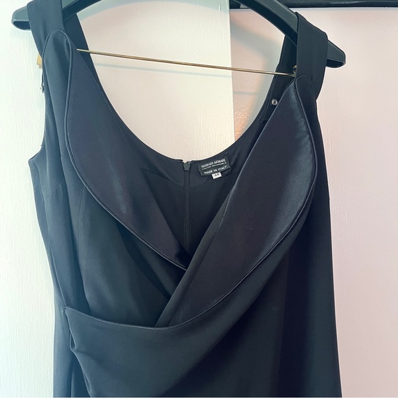 Vintage Giorgio Armani Black Silk Formal Gown - Picture 3 of 13